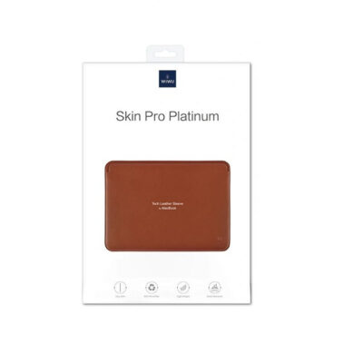 Wiwu Skin Pro Platinum Tech Leather Sleeve For MacBook