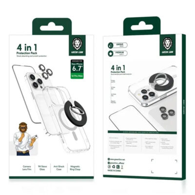 Green Lion 4-in-1 Protection Pack for iPhone 14 Pro